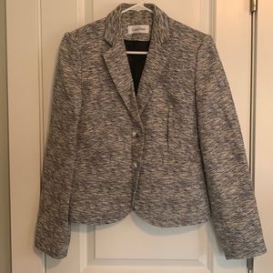 Calvin Klein Spacedyed 2 Button Blazer